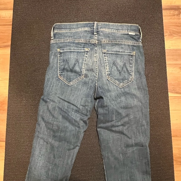 Mother Mid-Rise Straight Leg Jeans SZ 25 - Picture 5 of 6